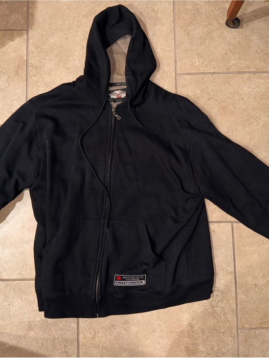 Harley-Davidson Other - Harley-Davidson Men’s Black Full-Zip Hooded Sweatshirt